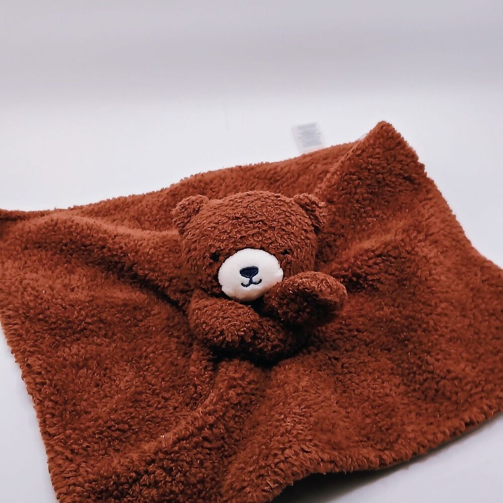 2024 Carters Just One You Brown Bear Baby Lovey Security Blanket Ribbed